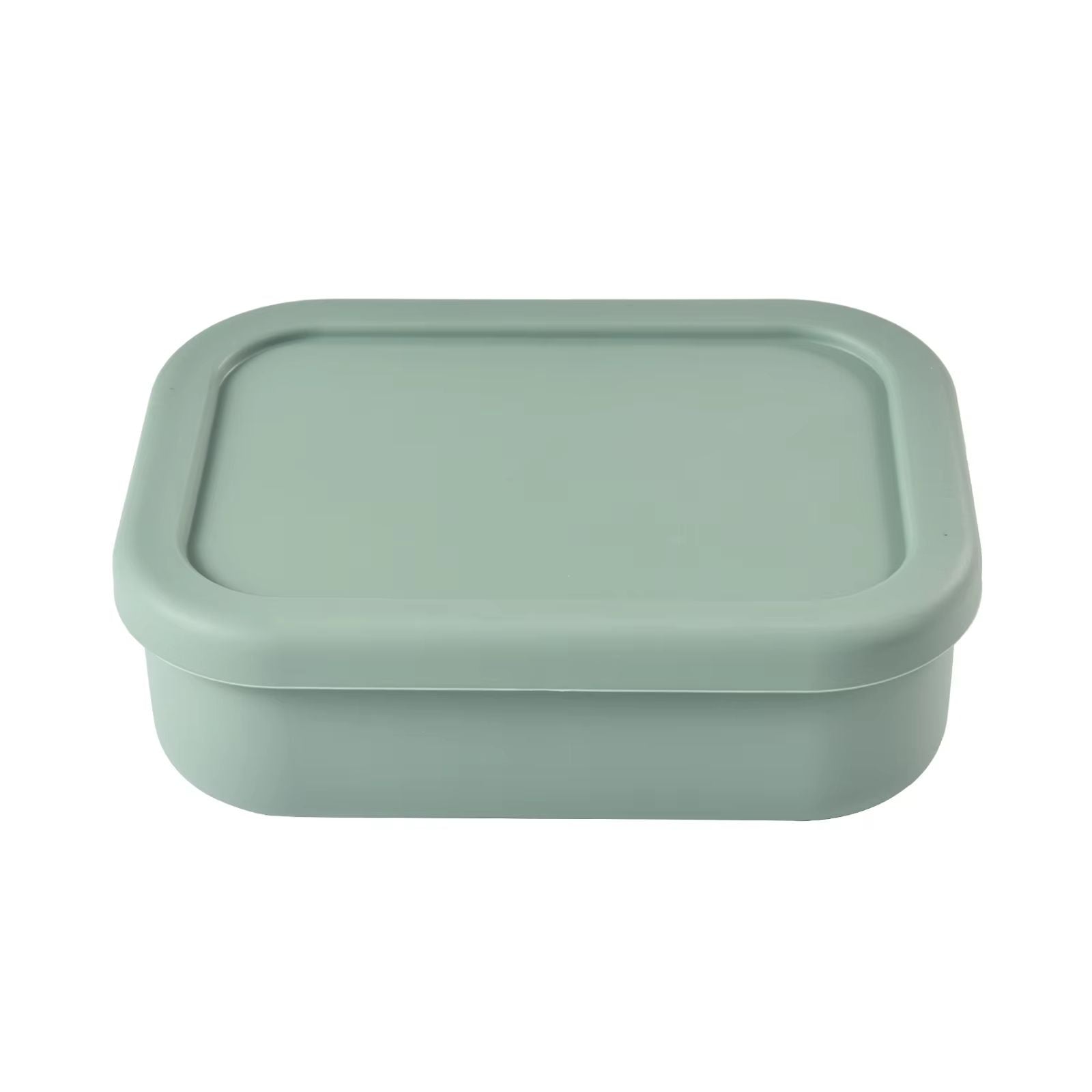 Square Silicone 3in1 Bento Box  Insulated FoodGrade Lunch Container For Home  Outdoor Use 8