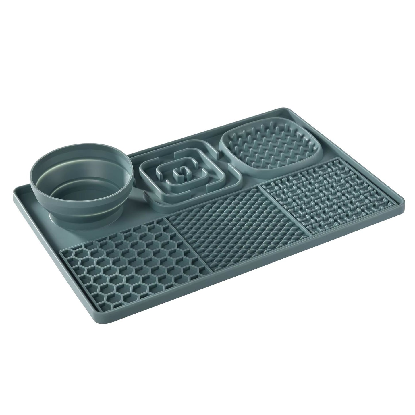 Silicone Dog Licking Pad  Suction Cup Slow Feeder  BPAFree Pet Feeder Mat 6