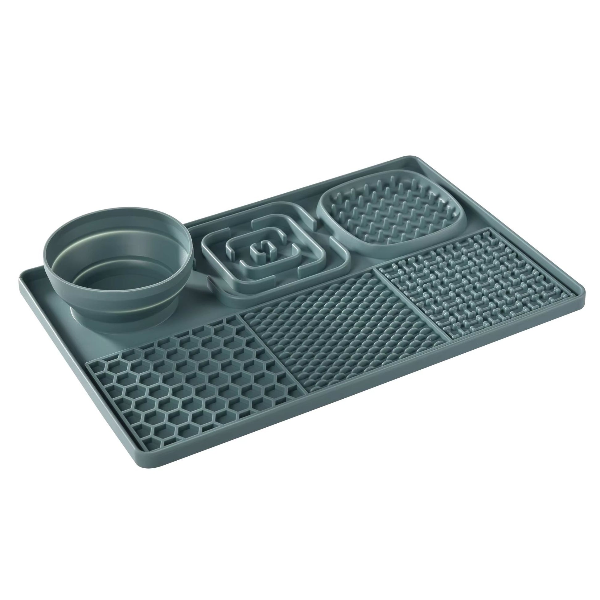 Silicone Dog Licking Pad  Suction Cup Slow Feeder  BPAFree Pet Feeder Mat 6