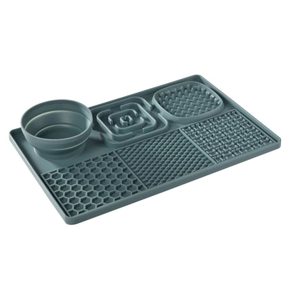 Silicone Dog Licking Pad  Suction Cup Slow Feeder  BPAFree Pet Feeder Mat 6