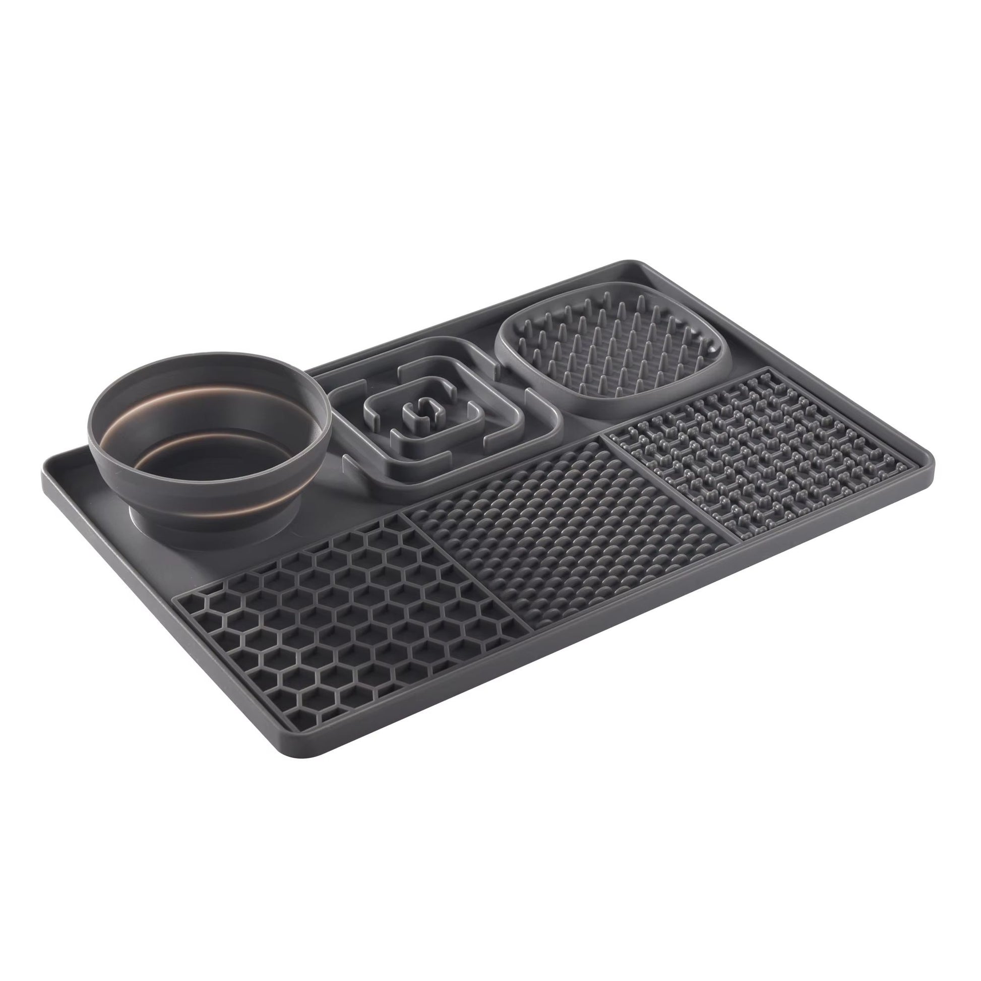 Silicone Dog Licking Pad  Suction Cup Slow Feeder  BPAFree Pet Feeder Mat 8