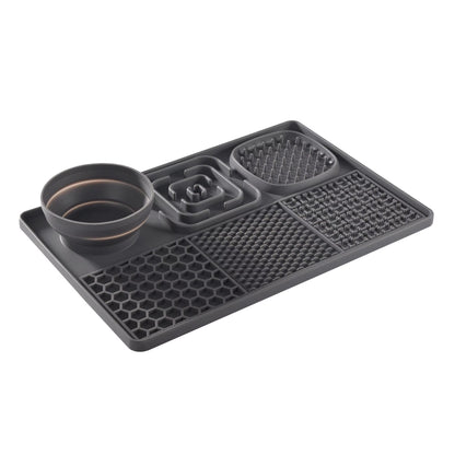 Silicone Dog Licking Pad  Suction Cup Slow Feeder  BPAFree Pet Feeder Mat 8