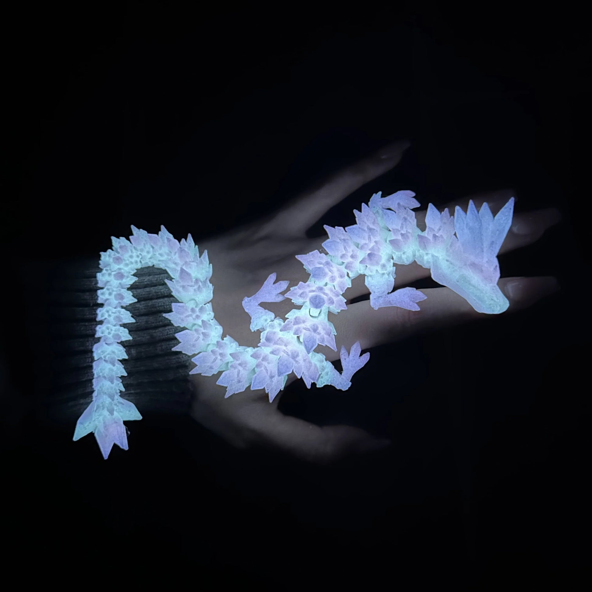 Divine Dragon Statue Printed Night Light Dragon Sculpture Aquarium Decoration 3