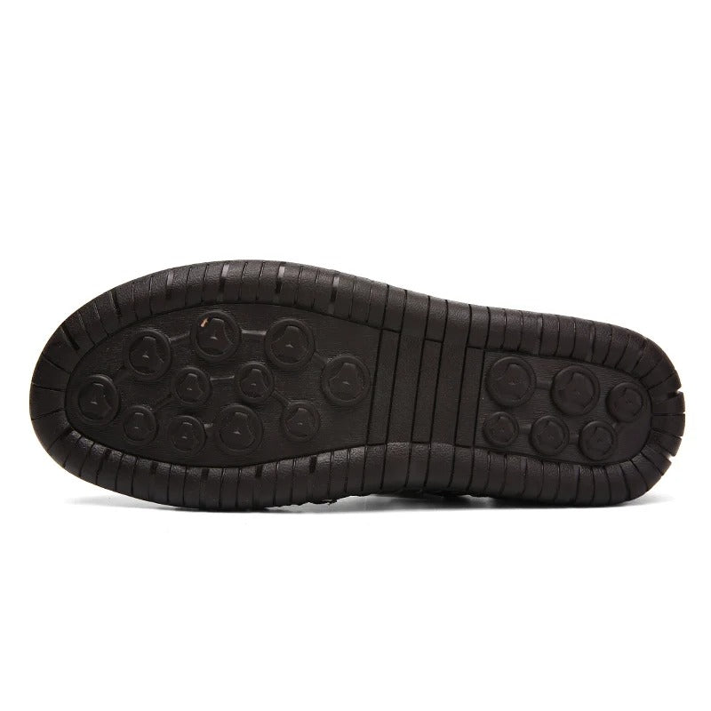 Men Summer Sandals Leather Classic Roman Sandals Beach Flip Flops Trekking Outdoor Water Sneakers S 2