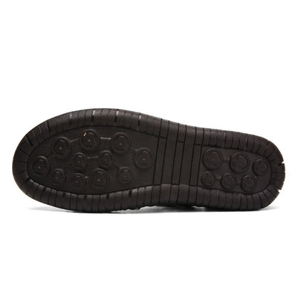 Men Summer Sandals Leather Classic Roman Sandals Beach Flip Flops Trekking Outdoor Water Sneakers S 2