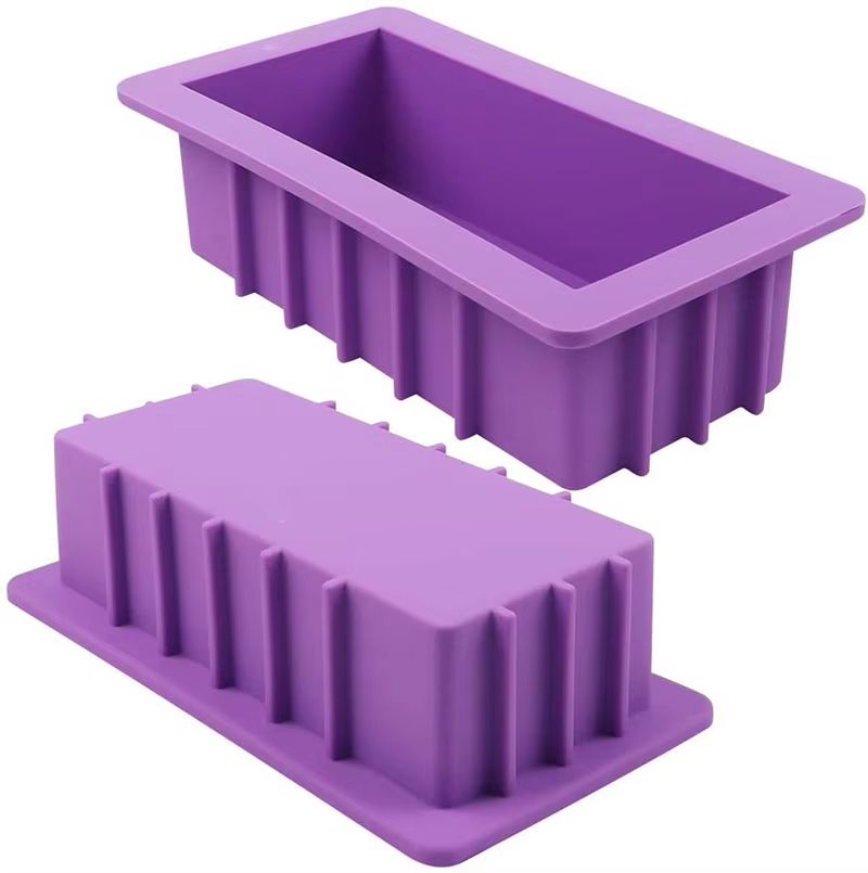 1100ml Silicone Soap Loaf Mold  Flexible Nonstick Mold For Handmade Soap 1