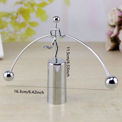 Creative balance ball, small iron man does not fall, swing weightlifting tumbler, fun man decoration ornament