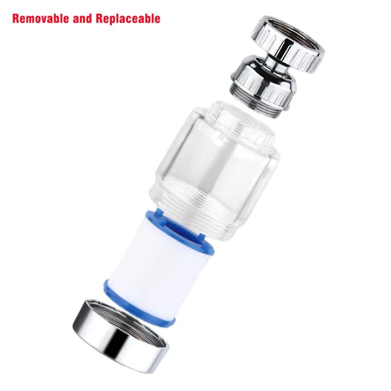 SoftFlow 10Pack Faucet  Shower Water Filter Insert  Remove Chlorine  Heavy Metals For Softer Water 4