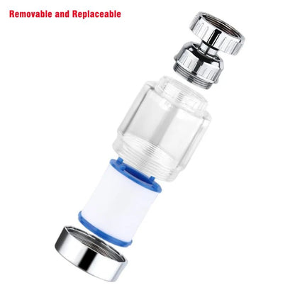 SoftFlow 10Pack Faucet  Shower Water Filter Insert  Remove Chlorine  Heavy Metals For Softer Water 4