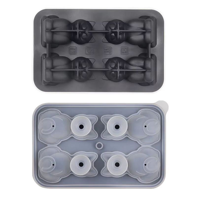 3D Cat Ice Block Mold  Flexible BPAFree Silicone Ice Mold For Drinks  Cocktails 7