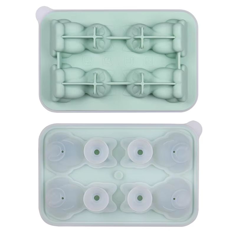 3D Cat Ice Block Mold  Flexible BPAFree Silicone Ice Mold For Drinks  Cocktails 8