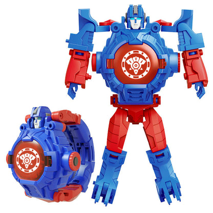 Spiderman 24 Projection Patterns Disney Children Watches For Boys Robot Deformation Projection Cloc 9