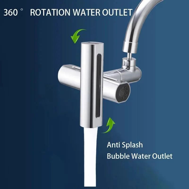 Modern 4Mode Waterfall Kitchen Faucet  720 Swivel Spout Mixer 2