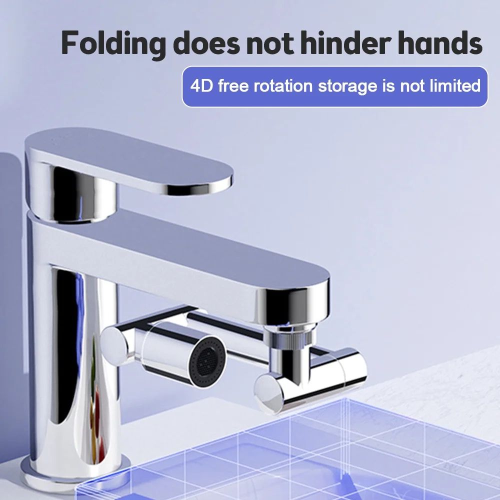 SmartSwivel 1440 Universal Faucet Extender  Retractable Kitchen  Bathroom Sink Aerator 4