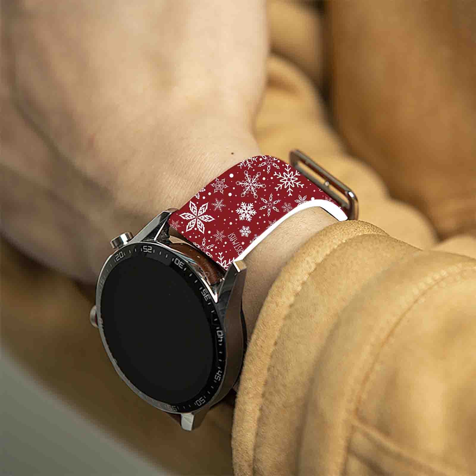 Replaceable Bracelet for Xiaomi Amazfit, Christmas Series Print Strap