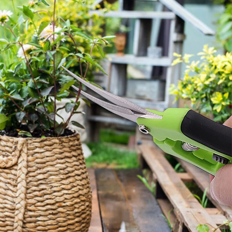 Non-slip Garden Scissors, Labor-saving Pruning Shears for Branches and Flowers