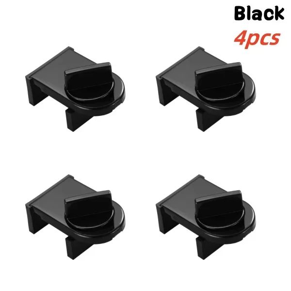 SecureHome 4Pack Adjustable Sliding Window  Door Locks  Child Safety Window Stoppers 9
