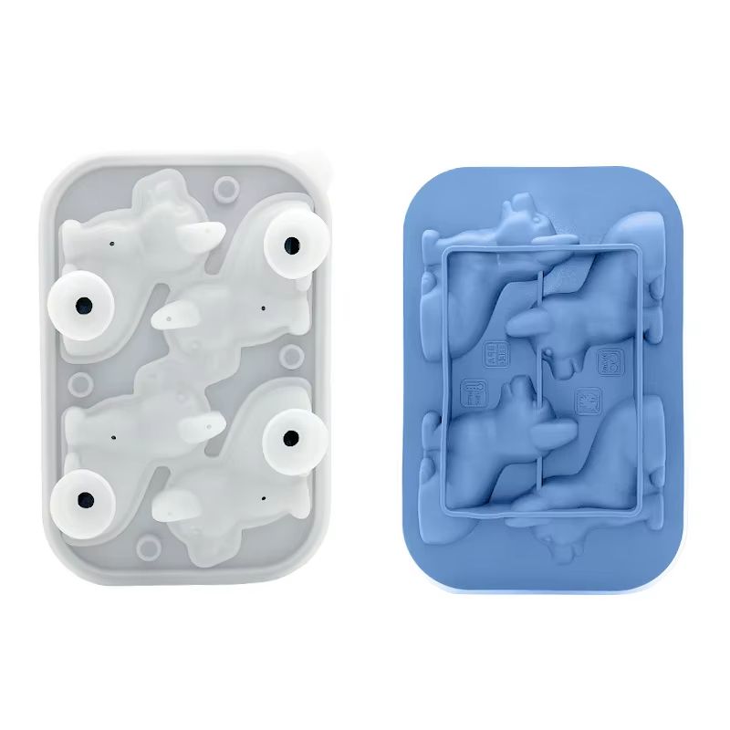 3D Corgi Silicone Ice Tray With Lid  BPAFree Ice Block Mold For Cocktails  Drinks 9