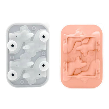 3D Corgi Silicone Ice Tray With Lid  BPAFree Ice Block Mold For Cocktails  Drinks 10