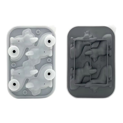 3D Corgi Silicone Ice Tray With Lid  BPAFree Ice Block Mold For Cocktails  Drinks 8