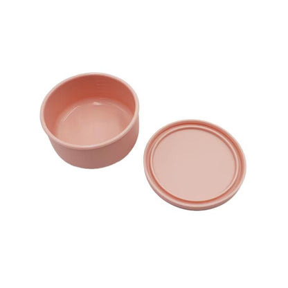 Circular Silicone Lunch Box  700ml MicrowaveSafe FreshKeeping Snack  Salad Bento Box 9