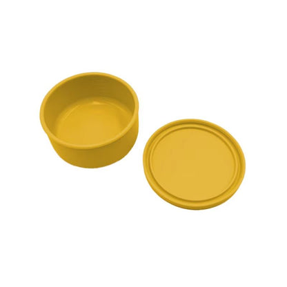 Circular Silicone Lunch Box  700ml MicrowaveSafe FreshKeeping Snack  Salad Bento Box 6