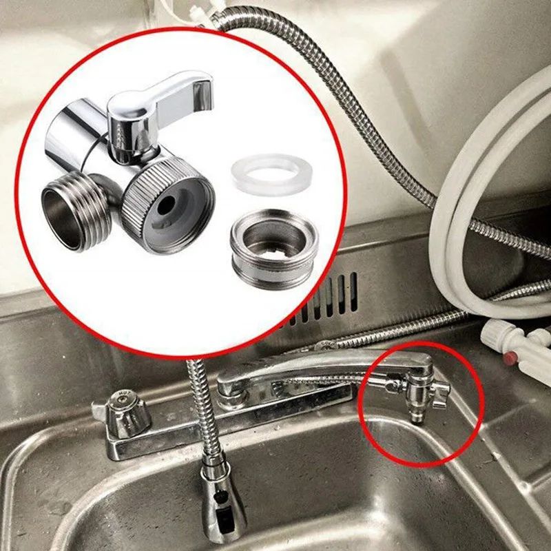 SmartSink Faucet Diverter Adapter  Kitchen  Bathroom Water Tap Connector 3
