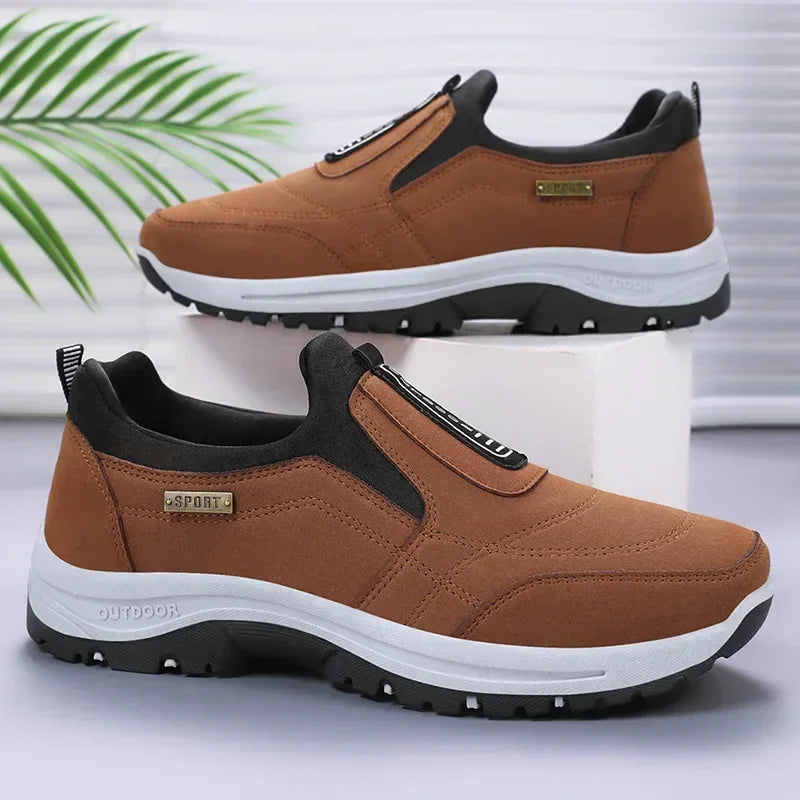 Comfortable Men's Sneakers Retro Fashion Casual Shoes for Summer Lightweight