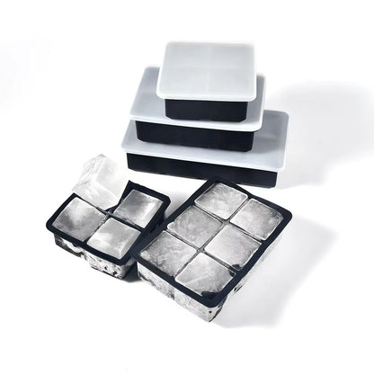 MultiGrid Silicone Ice Tray Set With Lid  468Grid Flexible Ice Cube Mold For Drinks  Cocktails 5