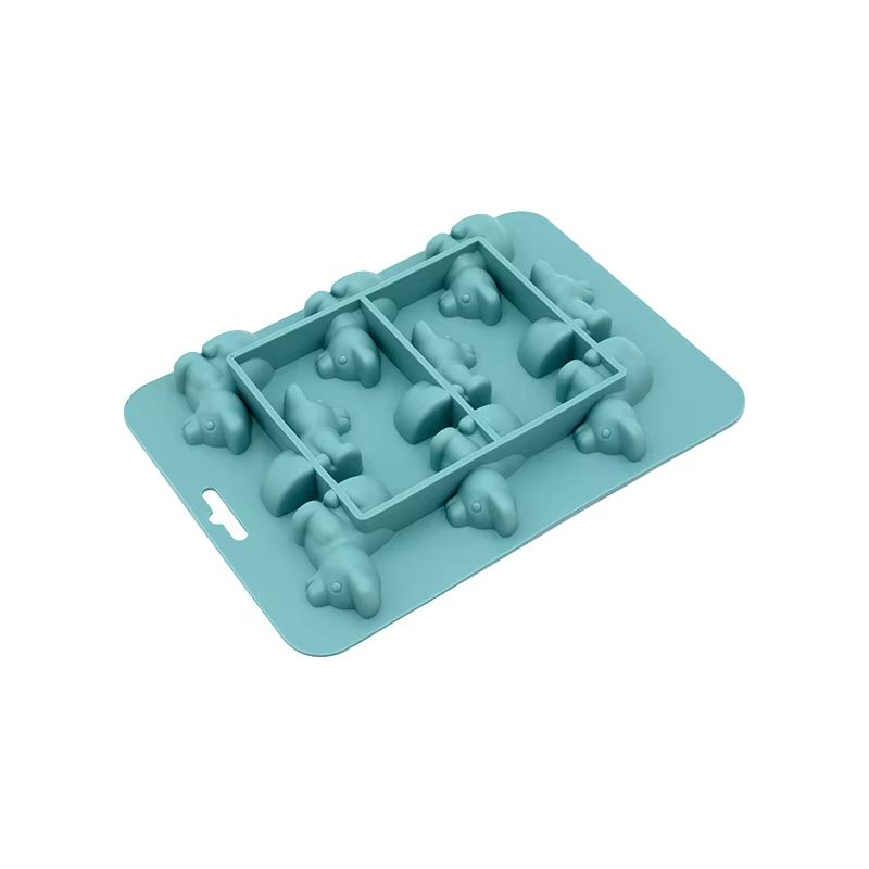 3D Corgi Silicone Ice Tray With Lid  BPAFree Dog Shape Ice Mold For Cocktails  Drinks 8