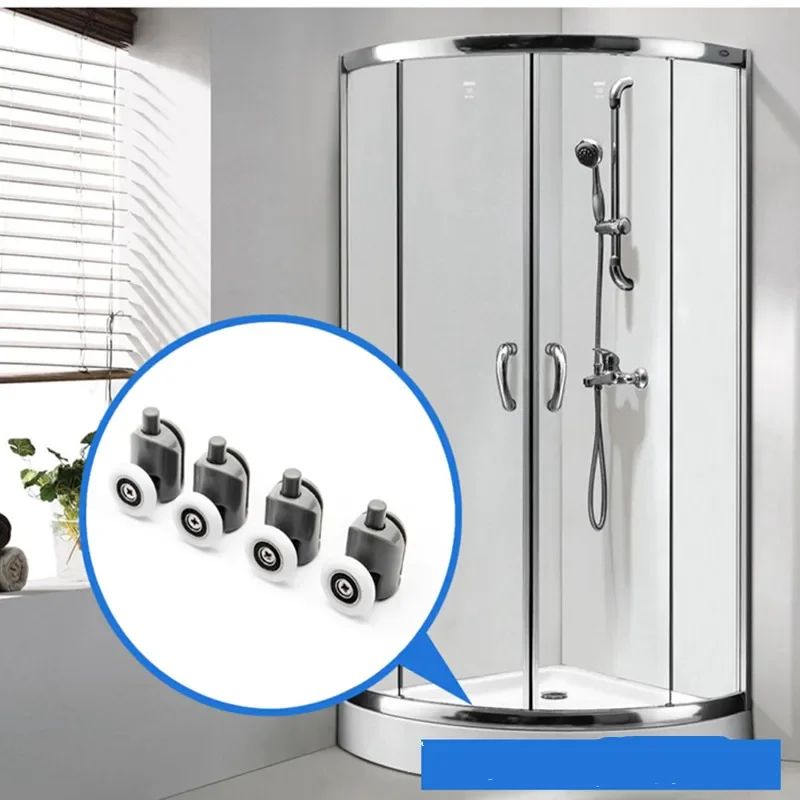 ShowerSmooth 4Piece Sliding Door Roller Set  Shower Cabin Replacement Wheels 5