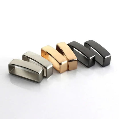 Metal DShape Belt Keeper Loop  HeavyDuty 40 Mm Strap Buckle For Leather Belts  Bags 1