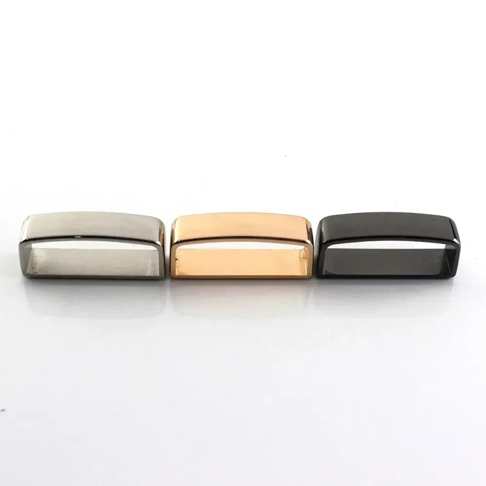 Metal DShape Belt Keeper Loop  HeavyDuty 40 Mm Strap Buckle For Leather Belts  Bags 4