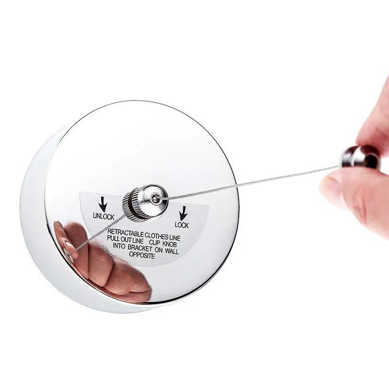 SmartSpace Retractable Stainless Steel Clothesline  Drying Rack 3
