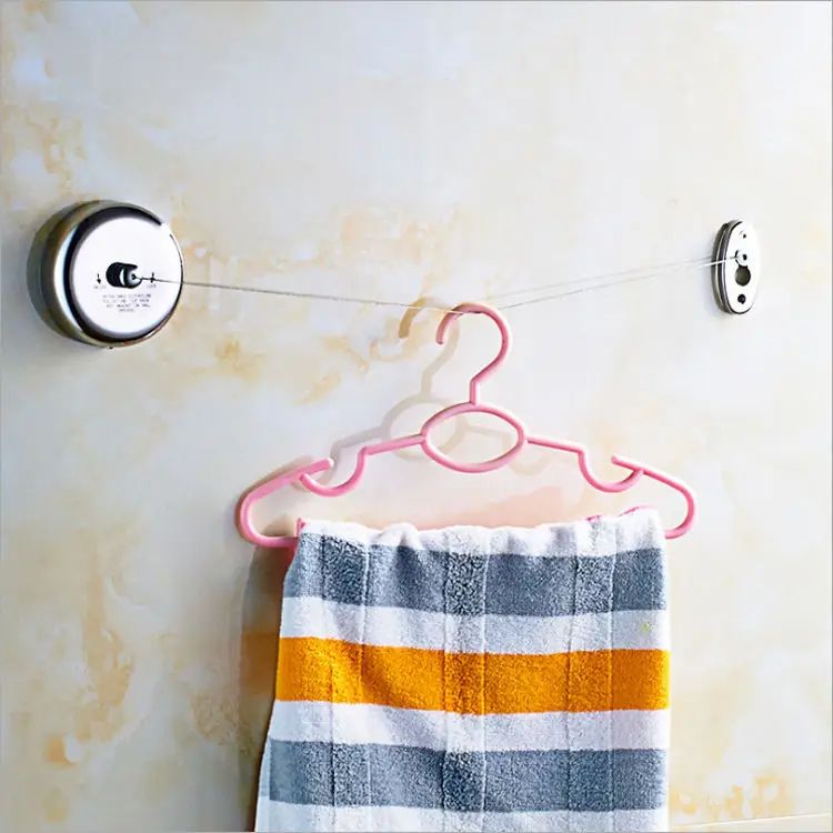 SmartSpace Retractable Stainless Steel Clothesline  Drying Rack 4