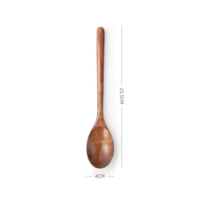 Kitchen Cooking Utensil Wooden Spoon For Soup And Tea Catering Cooking Tools Coffee And Honey Spoon