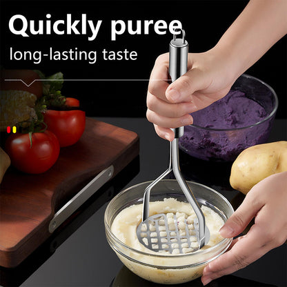 Potato Ricer Stainless Steel Manual, Garlic Masher for Creative Cooking