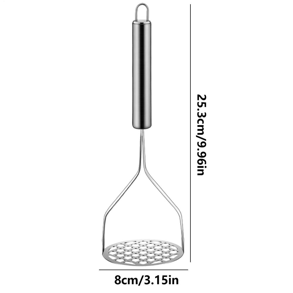 Potato Ricer Stainless Steel Manual, Garlic Masher for Creative Cooking