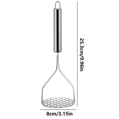 Potato Ricer Stainless Steel Manual, Garlic Masher for Creative Cooking