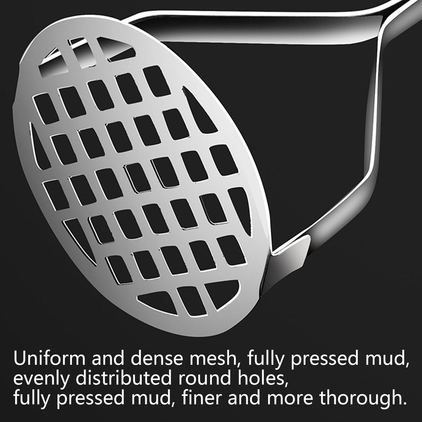 Potato Ricer Stainless Steel Manual, Garlic Masher for Creative Cooking