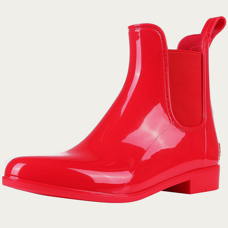 Waterproof Slip On Bebealy Womens Short Rain Boots NonSlip Ankle Booties Garden Outdoor Boots 8