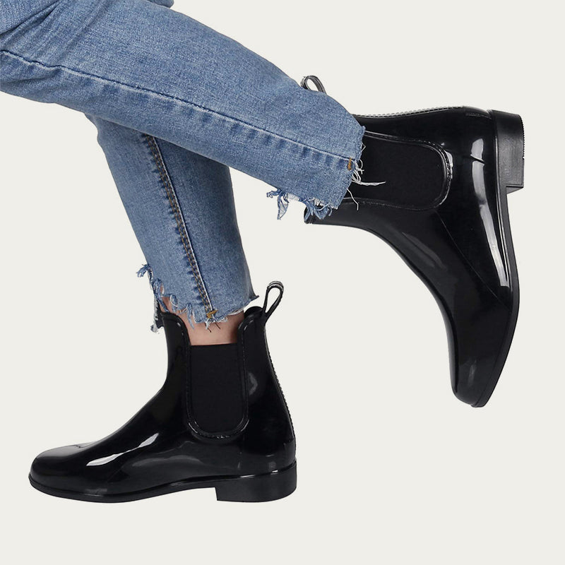 Waterproof Slip On Bebealy Womens Short Rain Boots NonSlip Ankle Booties Garden Outdoor Boots 1