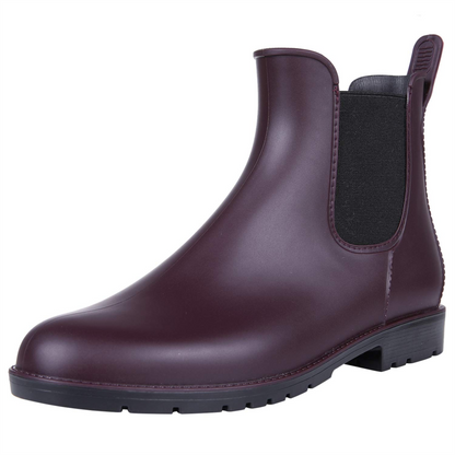 Waterproof Slip On Bebealy Womens Short Rain Boots NonSlip Ankle Booties Garden Outdoor Boots 7