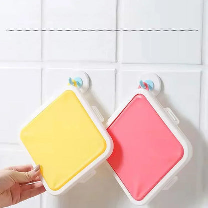 Eco-Friendly Lunch Container, Portable Silicone Sandwich Toast Bento Box, Reusable Sandwich Storage Box
