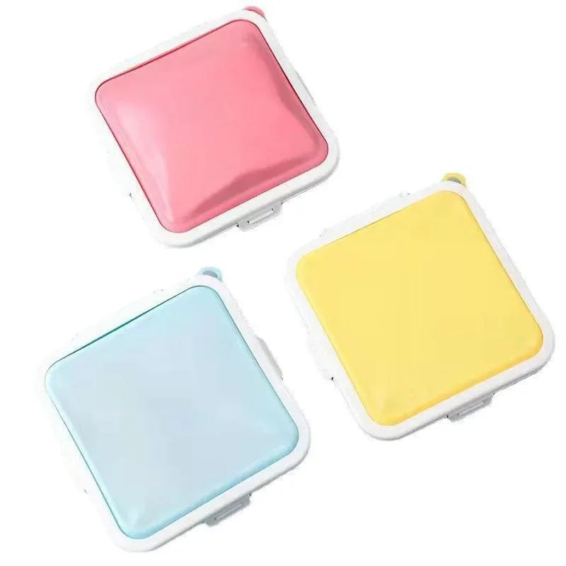 Eco-Friendly Lunch Container, Portable Silicone Sandwich Toast Bento Box, Reusable Sandwich Storage Box
