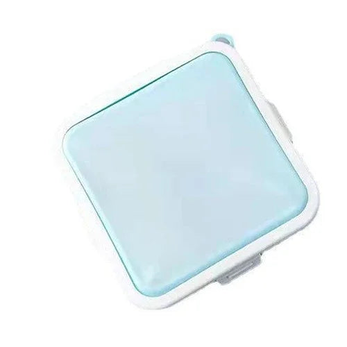 Eco-Friendly Lunch Container, Portable Silicone Sandwich Toast Bento Box, Reusable Sandwich Storage Box