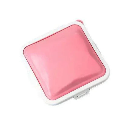 Eco-Friendly Lunch Container, Portable Silicone Sandwich Toast Bento Box, Reusable Sandwich Storage Box