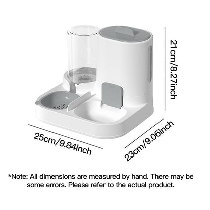 Large Capacity Automatic GravityFed Cat Water Dispenser  Feeder  SpillProof OnePiece Design 4