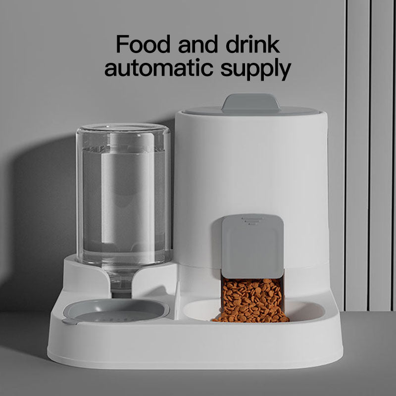Large Capacity Automatic GravityFed Cat Water Dispenser  Feeder  SpillProof OnePiece Design 6
