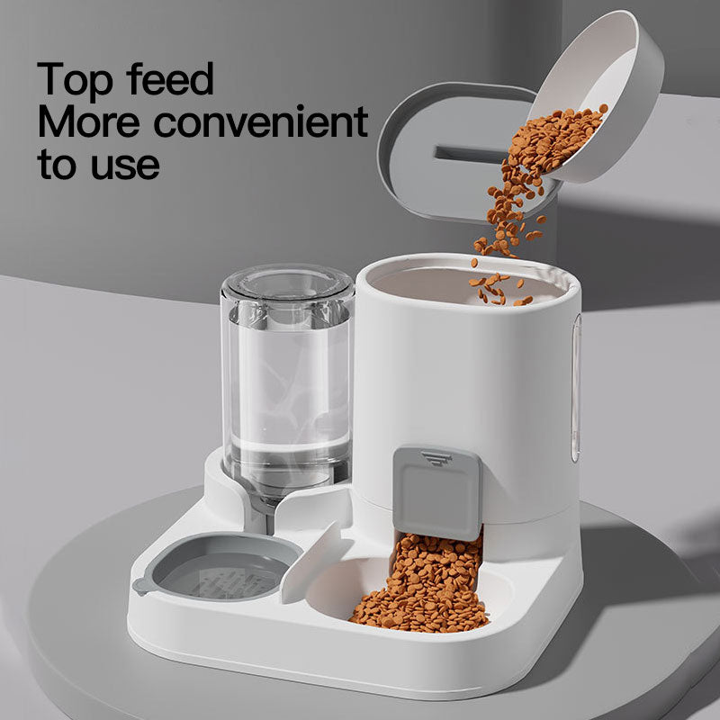 Large Capacity Automatic GravityFed Cat Water Dispenser  Feeder  SpillProof OnePiece Design 7